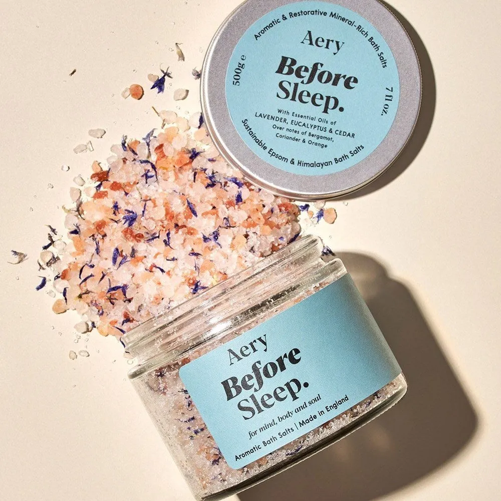 Aery Living: Aromatherapy Bath Salts Before Sleep