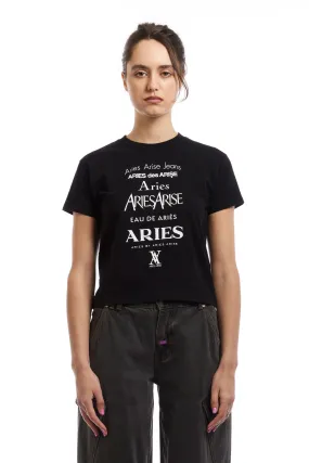 ARIES - PERFUME BABY SS TEE BLACK