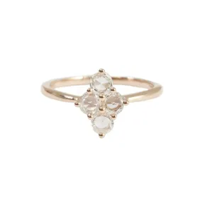 Asher Ring Rose Gold Rose Cut Diamond