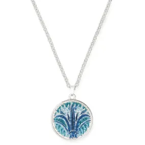 Blue Lotus Statement Necklace