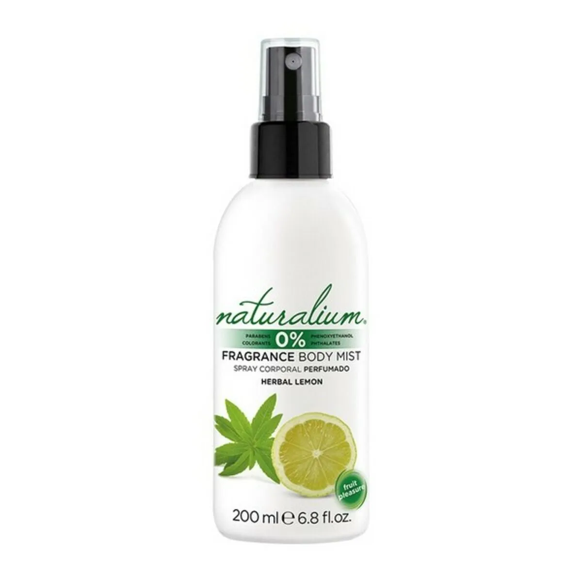 Body Mist Herbal Lemon Naturalium (200 ml)