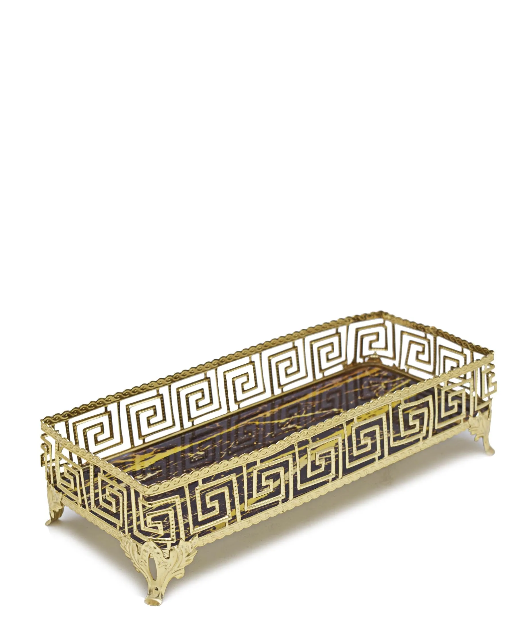 Bursa Collection Madrid Designer Tray - Gold