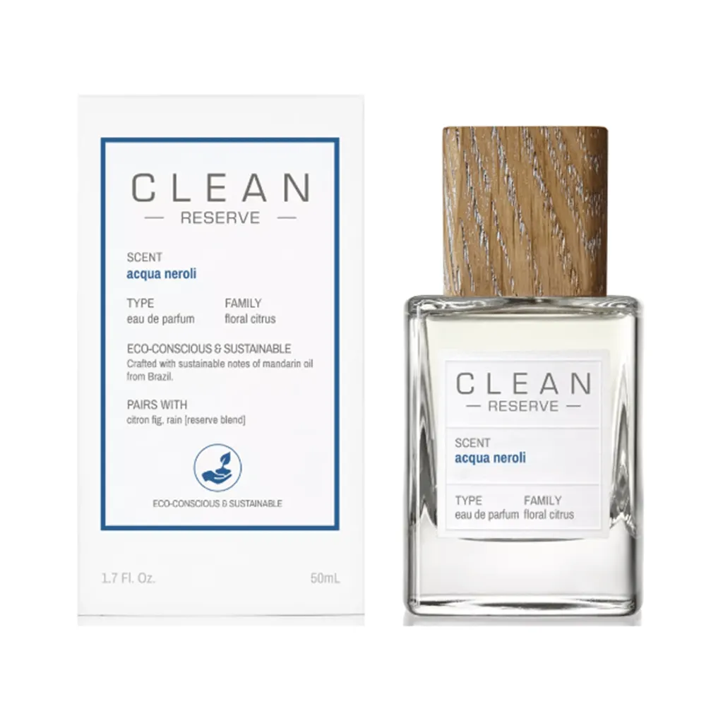 CLEAN Reserve Acqua Neroli Eau de Parfum Unisex Perfume Spray (50ml, 100ml)