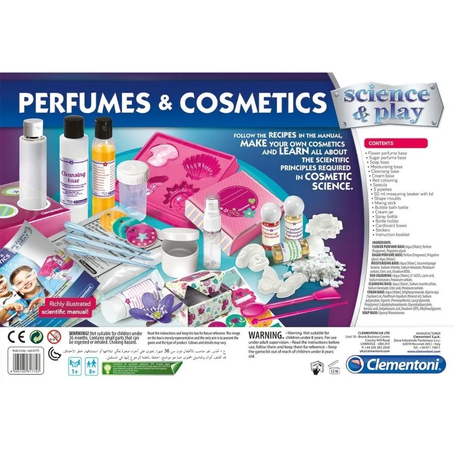 Clementoni - Science and Play: Perfume and Cosmetics Science Kit