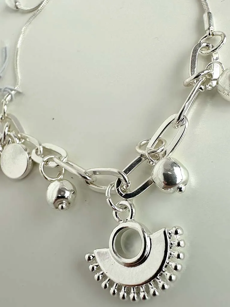 Envy Sunrise Charm Bracelet - Silver