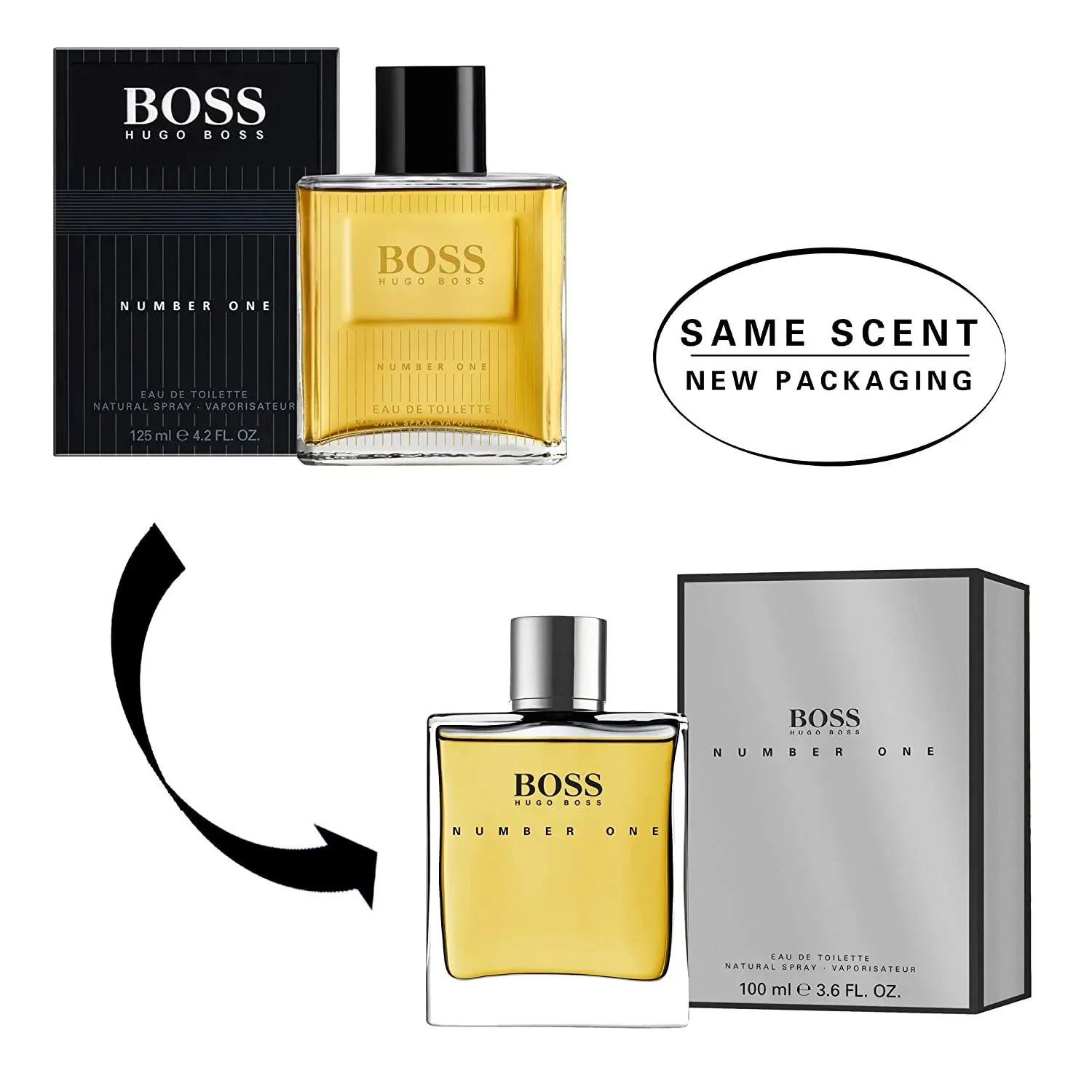 Hugo Boss Number One EDT Perfume for Men 100 ml (100 ml x 2pcs.)