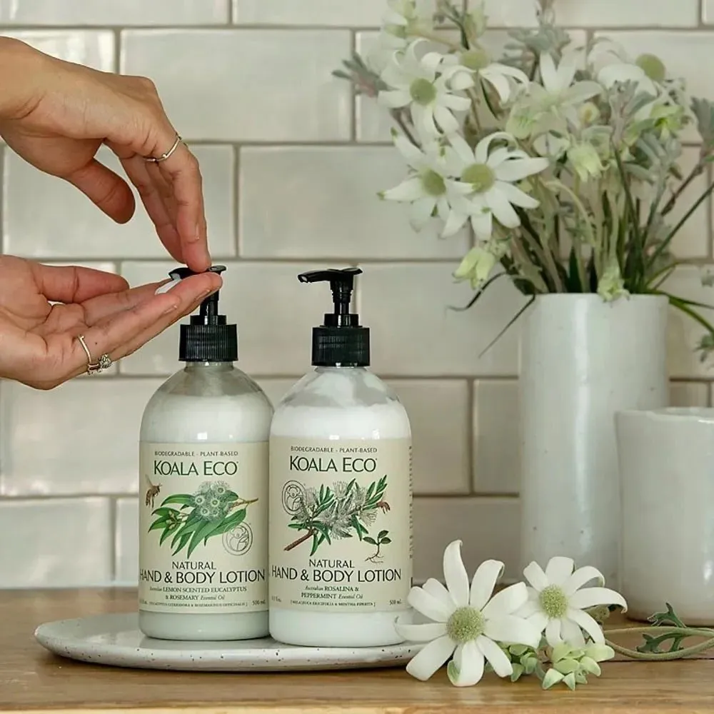 Koala Eco Natural Hand & Body Lotion - Rosalina and Peppermint