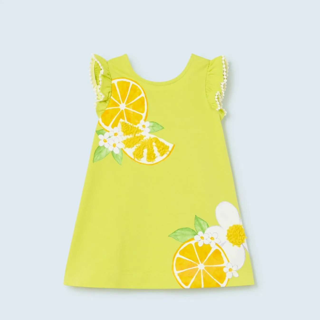 Mayoral Toddler Girl Lemon Print Jersey Dress