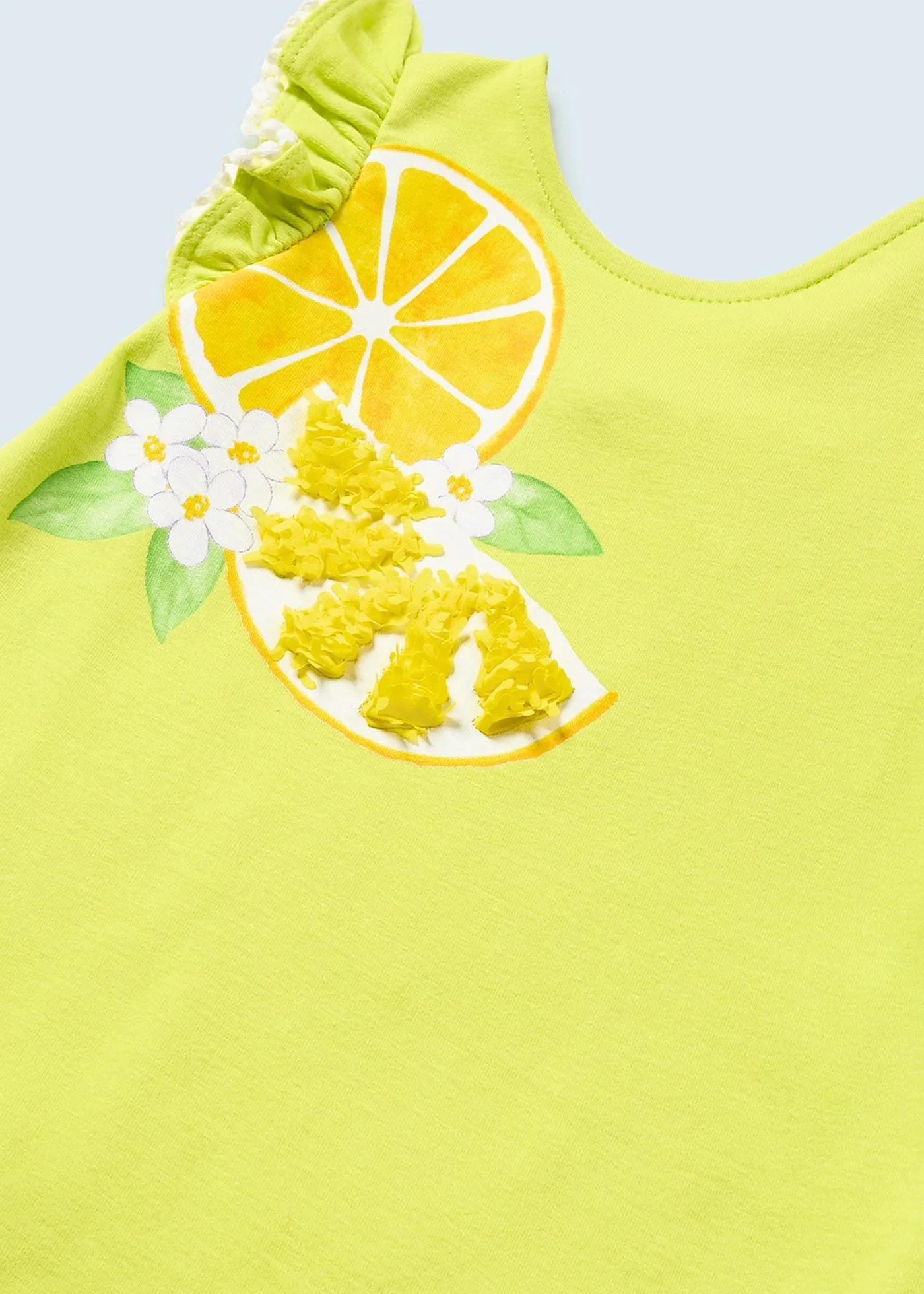 Mayoral Toddler Girl Lemon Print Jersey Dress