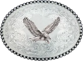 MONTANA ANTIQUED BUCKLE- FLYING EAGLE