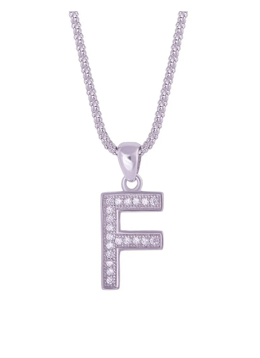 SHA0294 Alphabet Letter 'F' Pendant *Last Piece