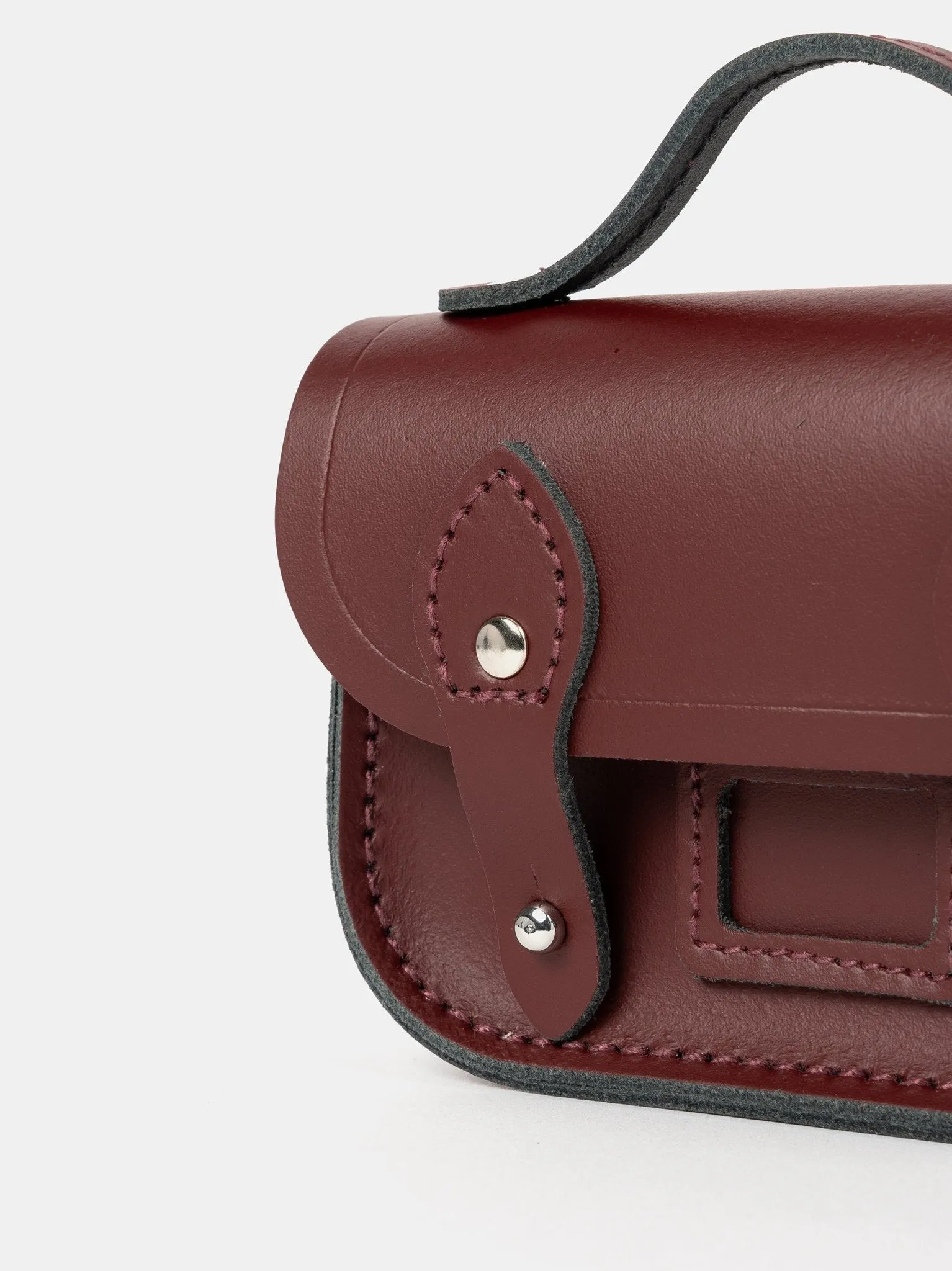 The Micro Satchel - Oxblood