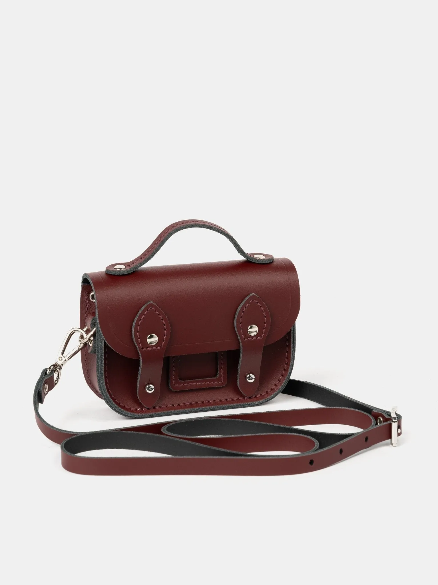 The Micro Satchel - Oxblood