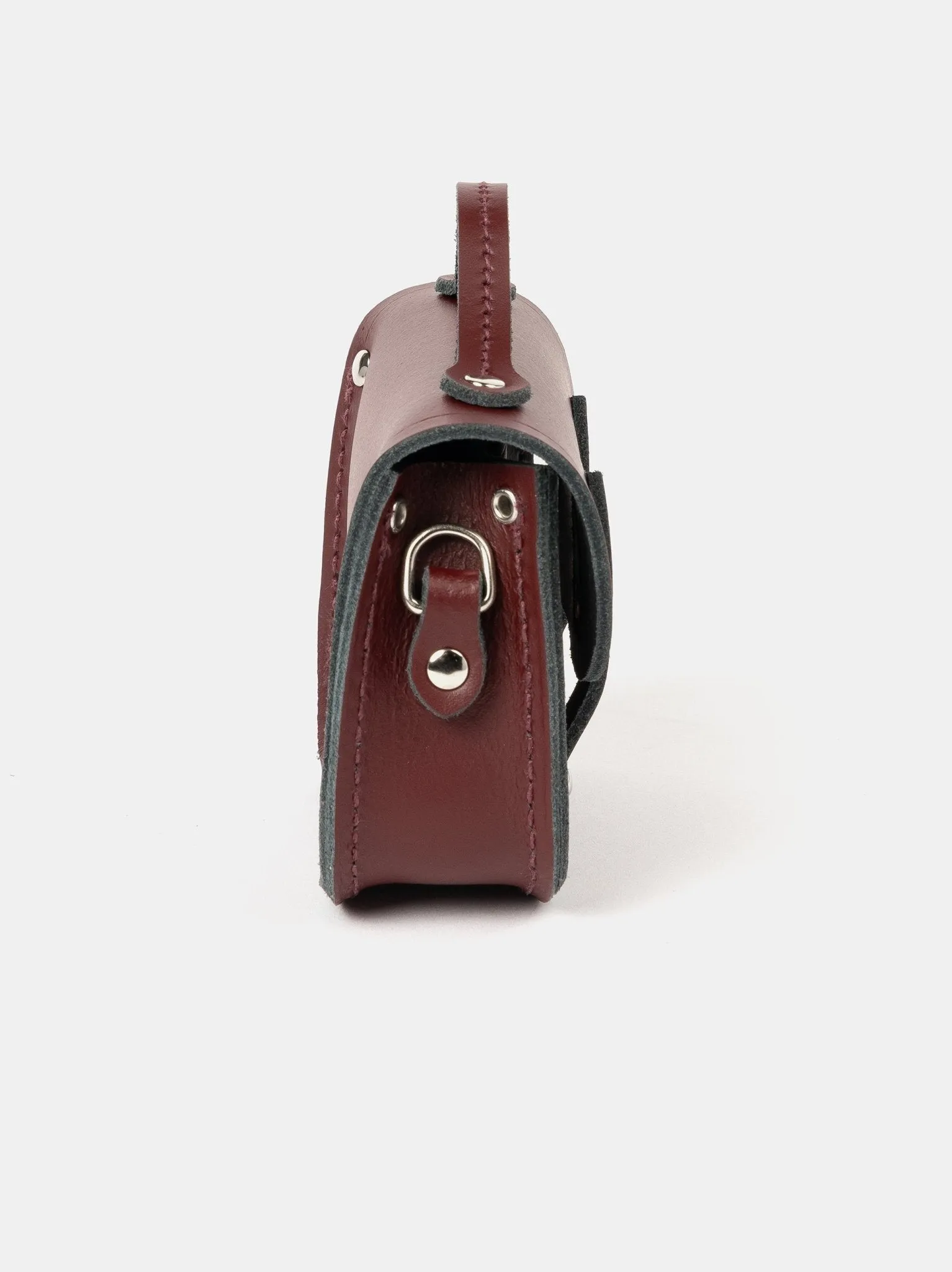 The Micro Satchel - Oxblood