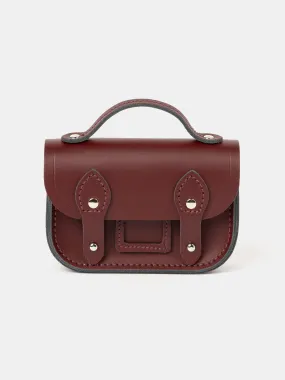 The Micro Satchel - Oxblood