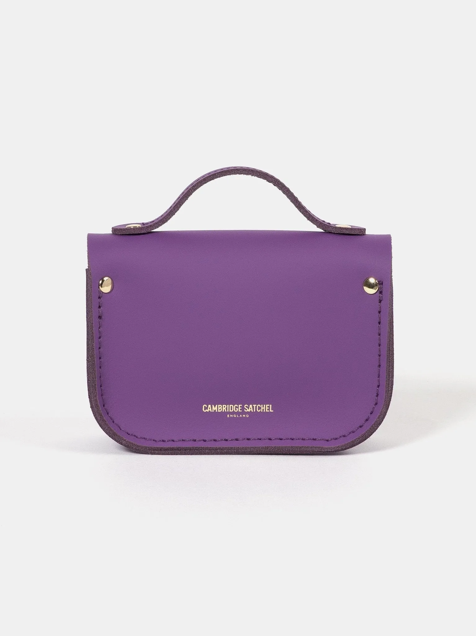 The Micro Satchel - Purple Sapphire Matte