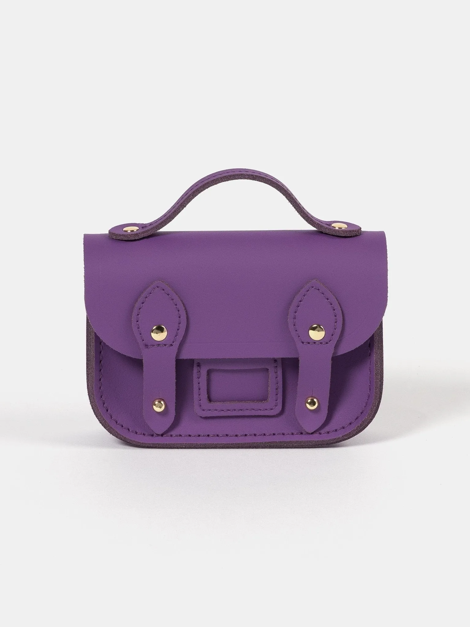 The Micro Satchel - Purple Sapphire Matte