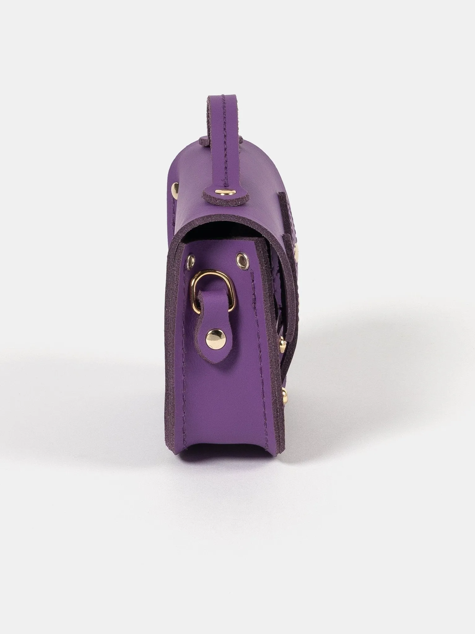 The Micro Satchel - Purple Sapphire Matte