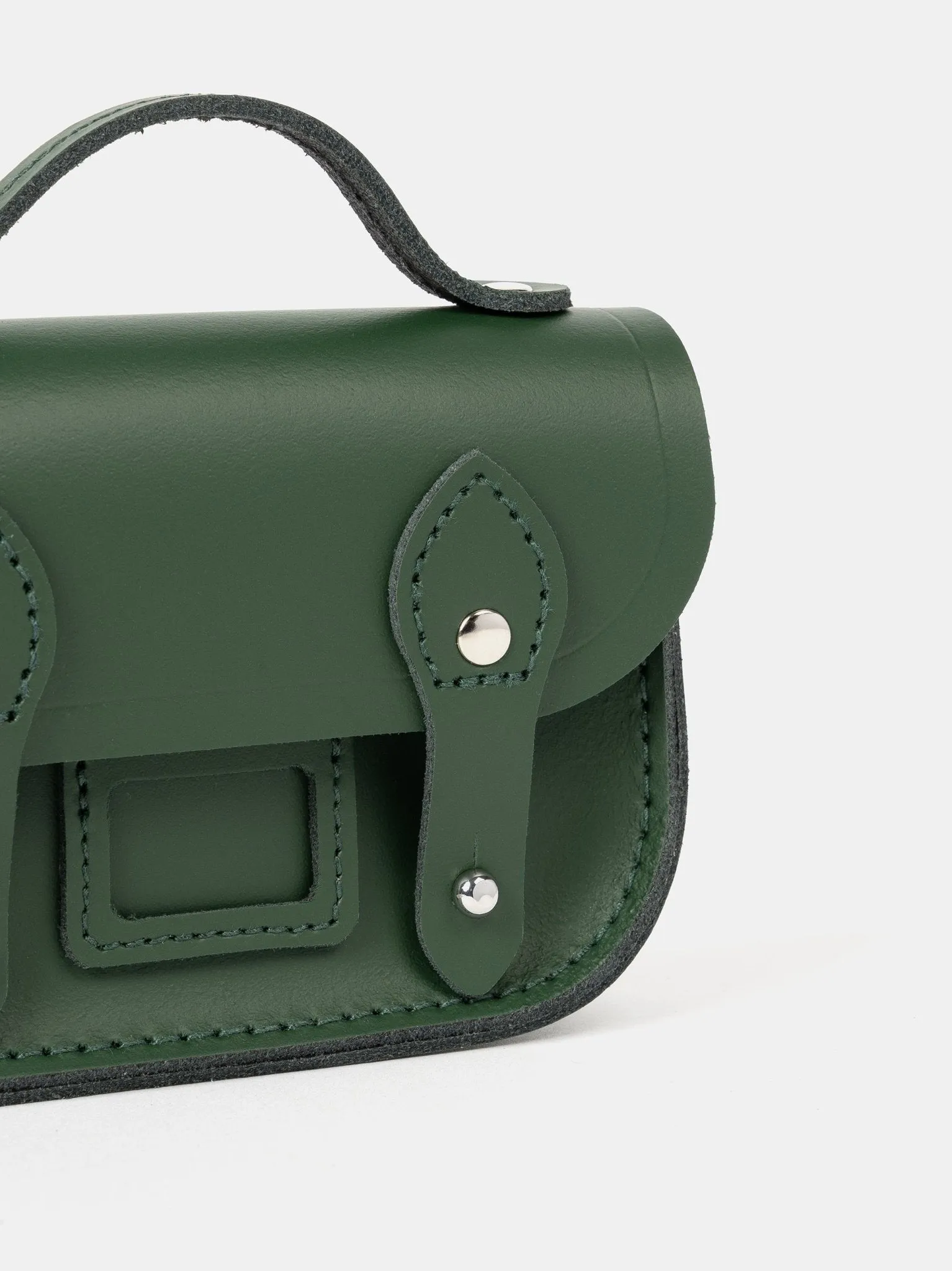 The Micro Satchel - Racing Green