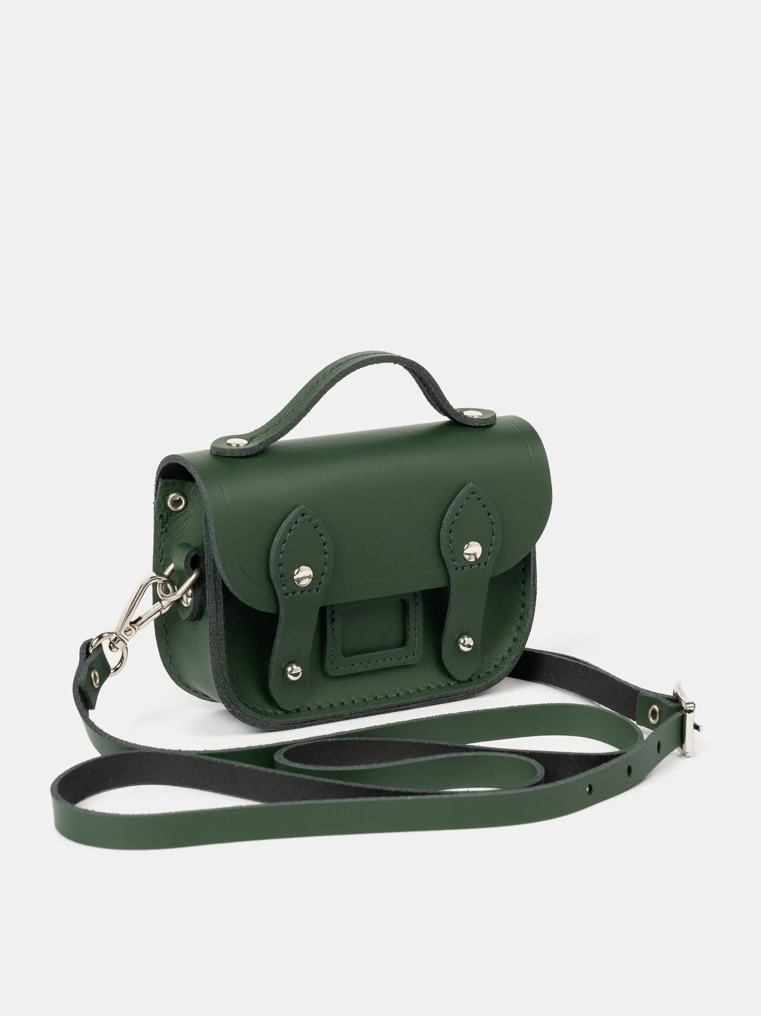 The Micro Satchel - Racing Green