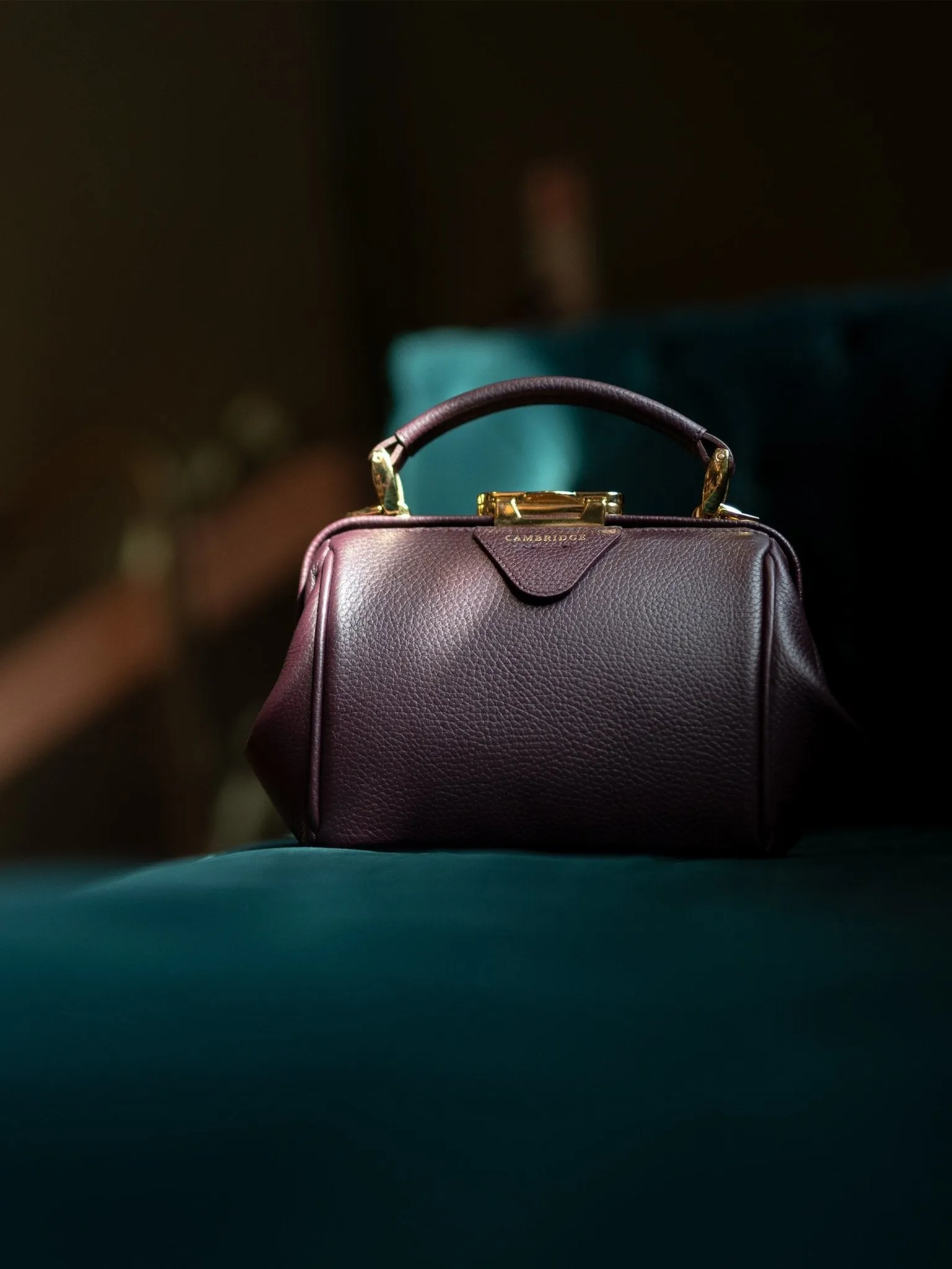 The Mini Sophie - Bordeaux Calf Grain