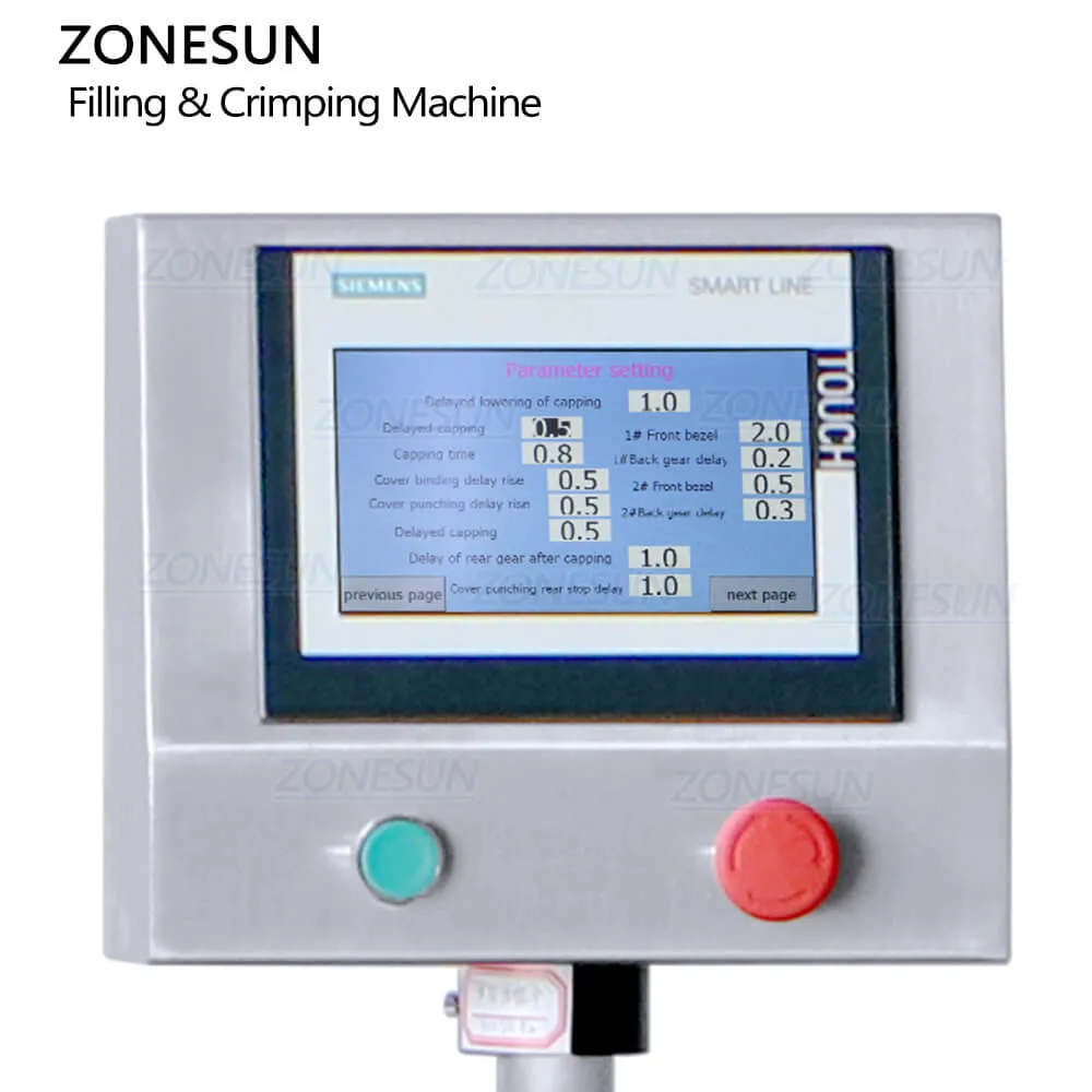 ZONESUN ZS-FAL180X Full Automatic Vacuum Liquid Perfume Aluminium Spayer Pump Bottle Filling Capping Machine Line